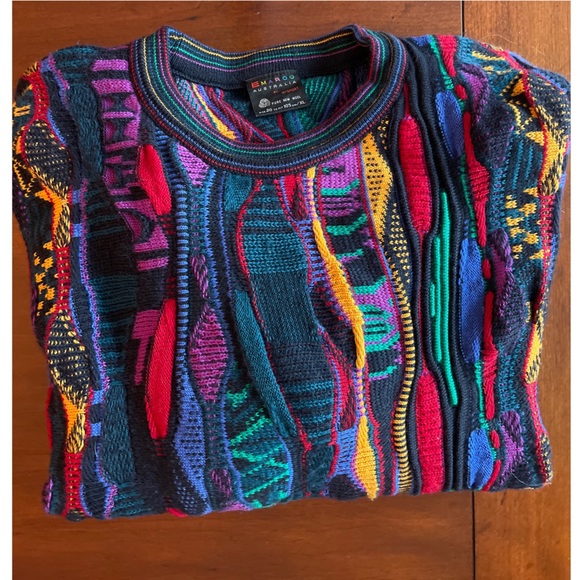 90s VINTAGE EMAROO 3D Sweater Men’s XL - Picture 1 of 10